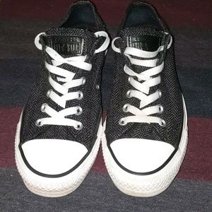 Grey Chevron Converse